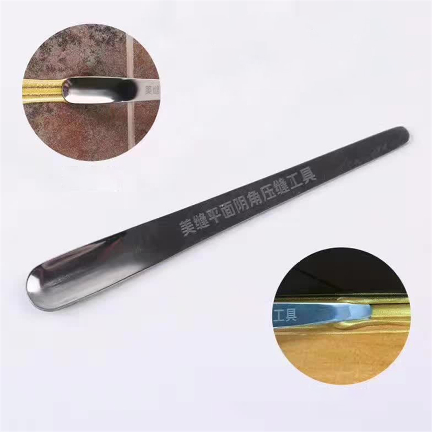 Stainless Steel Yin Yang Corner Beauty Shovel Press Bar Putty Knife Scraper Construction Tools For Floor Wall Ceramic Tile Grout