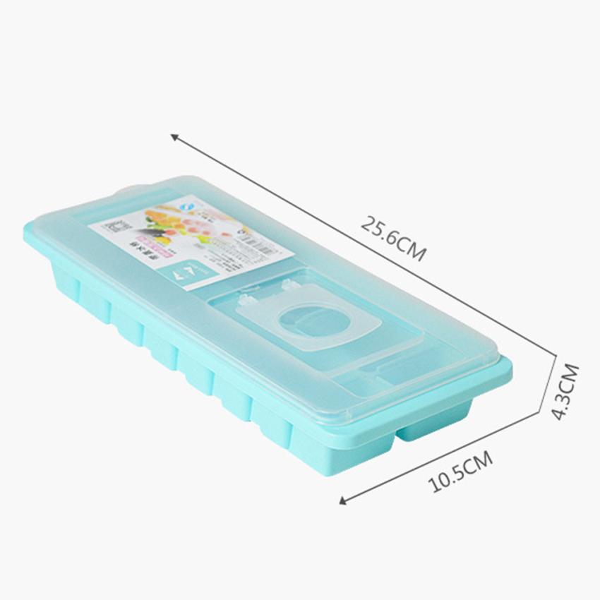 House Lc New 16 Cavity Ice Cube Tray Box With Lid Cover Drink Jelly Freezer Mold Mould Maker 17Aug29 hot sale