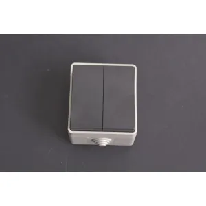 Outdoor Door Bell Call Button in Gray