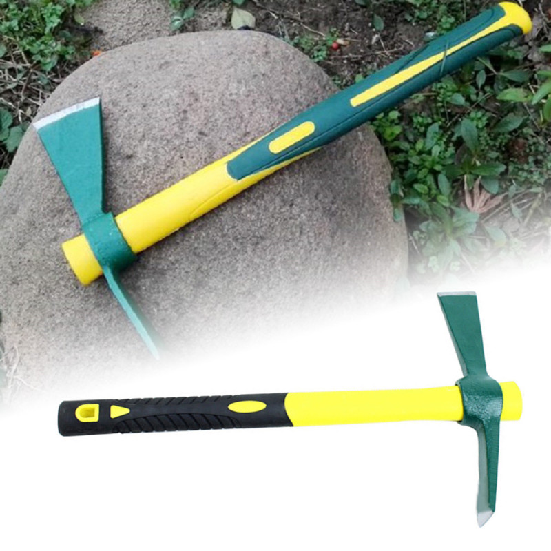 Multifunction Pickaxe Outdoor Camping Mountain Fiberglass Handle Small Size Garden Pick Hand Tools Weeder Care Tool