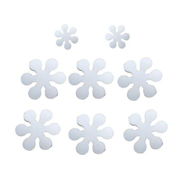 8pcs/pack Non Slip Practical Snowflake Shape Anti-slip Bathtub Stickers Decals Bath Shower Treads for Home Toilet Bathroom A30