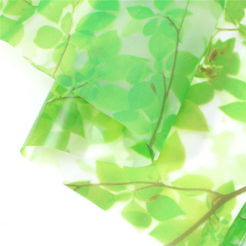 New Arrival 45*200cm Green Leaves Glass Frosted Window Film Sticker Room Privacy Protection Beautiful Decorative Film