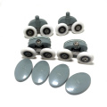 Set of 8 Double Shower Door ROLLERS /Runners /Wheels 25mm in Diameter