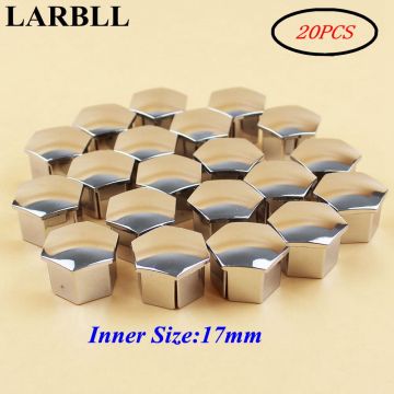 LARBLL Wheel Nut Rim Cover Tyre Screw Cap Decor For Peugeot 207 301 307 308 408 508 3008 for Citroen C4l C5 C2 20PCS/Pack