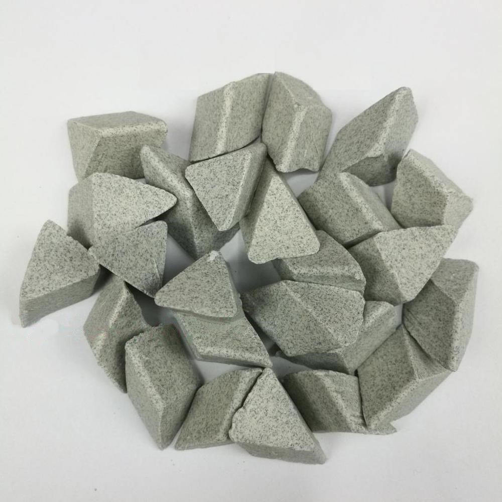 polishing Material high-aluminum ceramic radioceramic Polishing Media Stone Polishing for Tumbler Machine 450gram