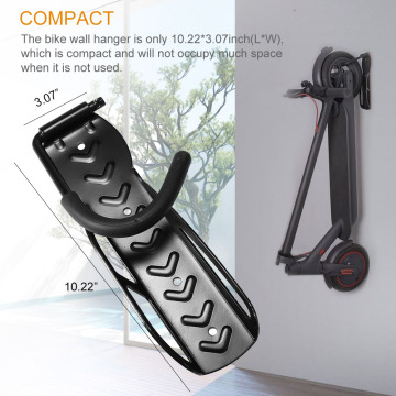 Practical Scooter Wall-Mounted Storage Rack Hanger Millet Scooter Wall Hook Fixing Frame Necessary Outdoor Riding Supplies