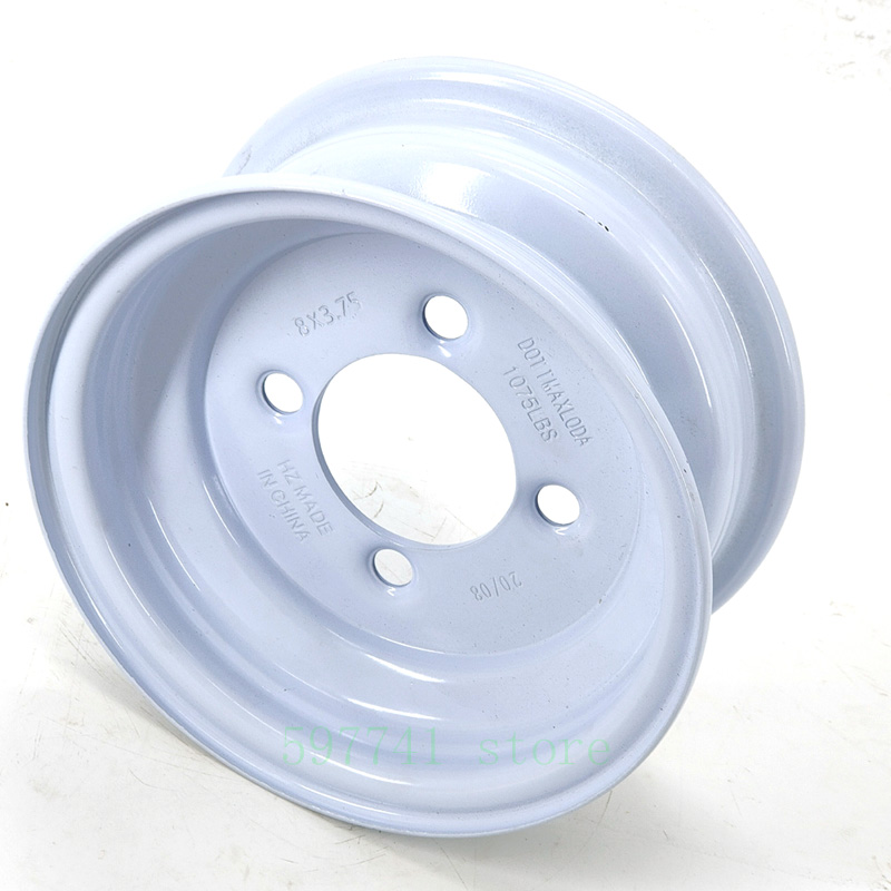 Size 8x3.75 Rim 4.80-8 Hub Rim 4.80/4.00-8 "Trailer 4 Holes 5 Holes For Tool Car Trailer Forestry Machinery Lift For Tires