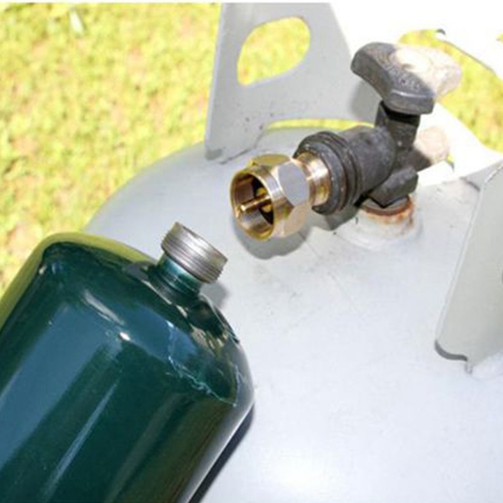 Propane Refill Adapter Lp Gas 1 Lb Cylinder Tank Coupler Heater Bottles Coleman Safe Legal Propane Bottle Refill Alternative