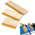 3pcs/lot Wearproof Silk Screen Printing Squeegees Blade Wooden Handle Ink Scraper Scratch Board Tools 16cm 24cm 33cm