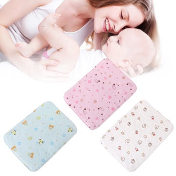 201 Baby Changing Pad Reusable Washable Folding Waterproof Stroller Diaper Washable Portable Mattress Cartoon Diaper Pad Covers