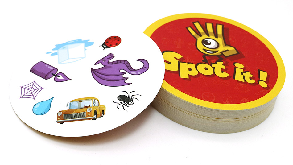 70mm spot it card game normal & shining version education toys for kids family party fun board games gifts