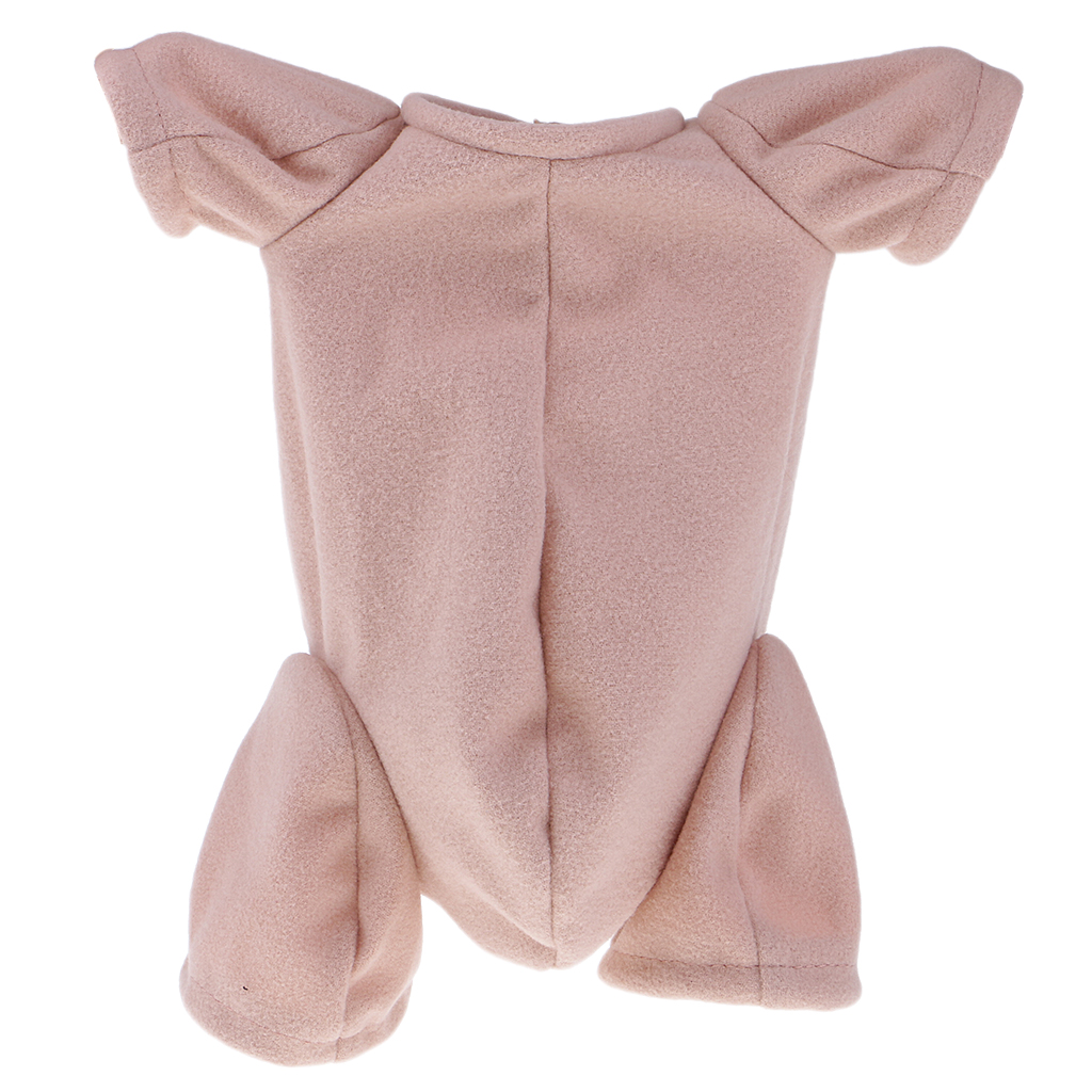 20inch Doll Reborn Cloth Body Suede Fabric Baby Doll Supplies for 3/4 Arm Full Leg Mold DIY Collections