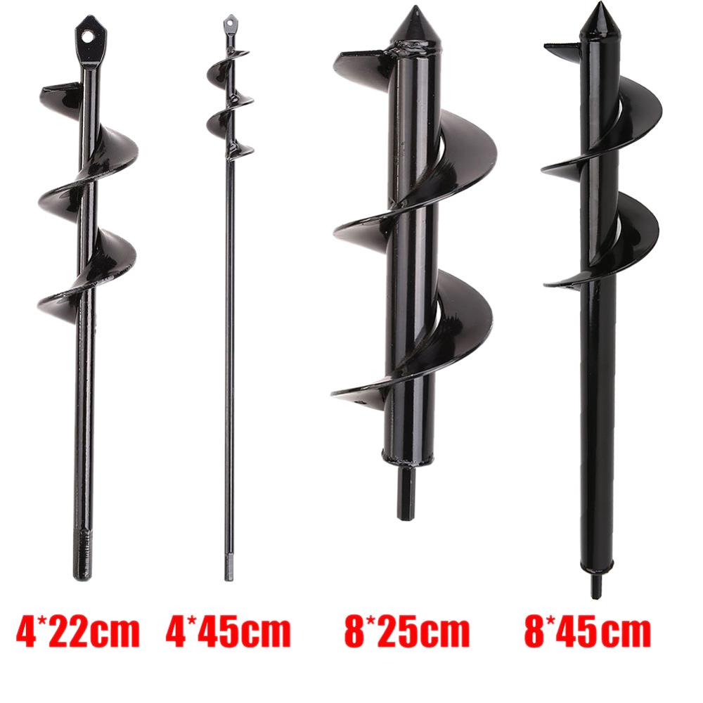 NEW Garden Auger Spiral Drill Bit Flower Planter Digging multiple sizes and depths Used for electric drill modified ground drill