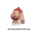 Animal Walrus Heat Transfer Printing Patch Stickers Iron On Transfer for Clothes Washable A-level Thermal Patches Wholesale 2018