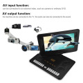 VBESTLIFE Portable DVD Player 110-240V 13.8inch Mini TV Video DVD Player 800*480 270 Degree Rotation Support SVCD VCD CD CD-R/RW