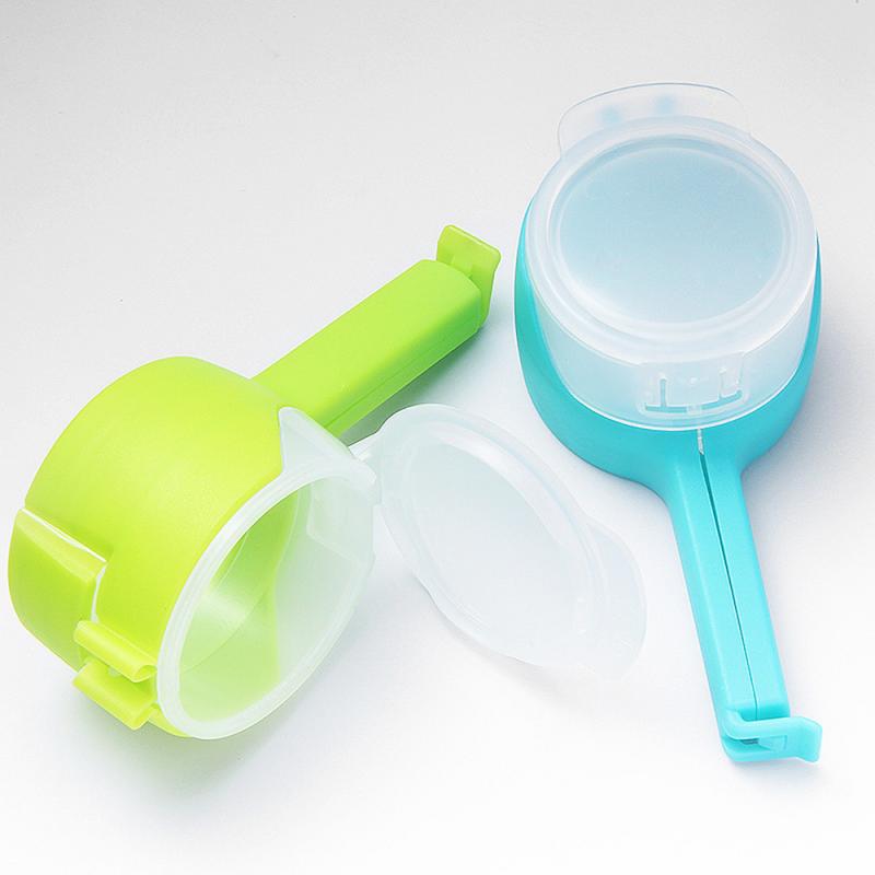 1Pcs Portable Kitchen Storage Food Snack Seal Sealing Bag Clips Sealer Clamp With Discharge Nozzle Kitchen Accessories