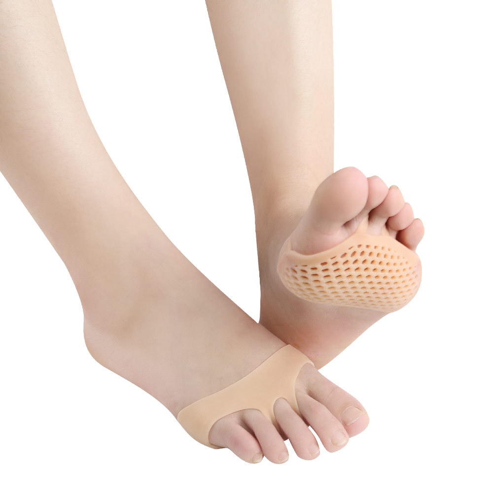 Silica Gel Insoles Honeycomb Fore Pad Cushion SEBS Breathable Anti Pain Sole Lady High Heel Shoes Insole Shoes accessories