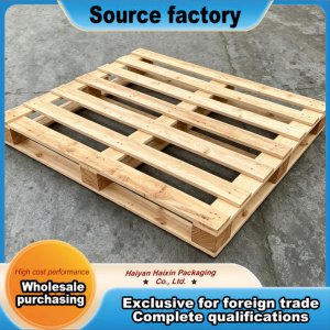 Industrial Rectangular Solid Wood Pallet
