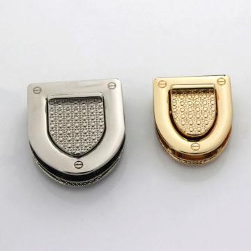 1pcs Metal Rhinestone Push Lock Durable Zinc Alloy Twist Lock Novel design For Bag Luggage Hardware DIY Leather Craft Accessorie