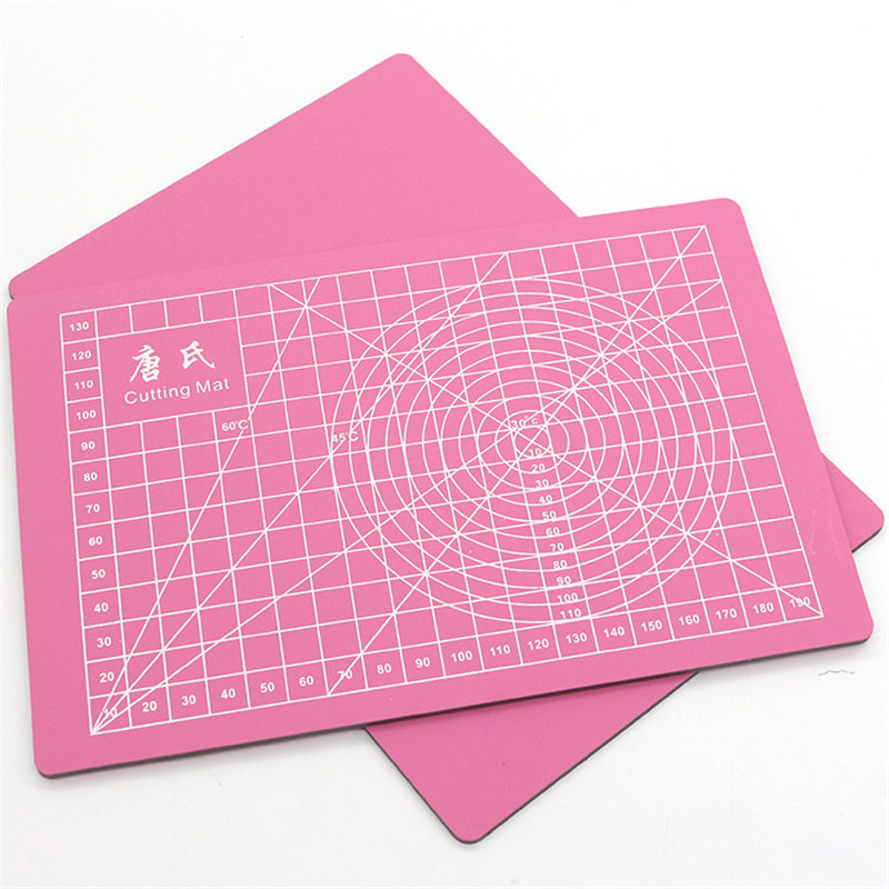 PVC Cutting Mat Patchwork Tools Cutting Plate Pad Rectangle Grid Lines Double-Sided Self-Healing Fabric Leather Paper DIY Tools