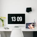 17 Inch 1440X900 HD Digital Photo Frame Electronic Album Touch Buttons Video Player with Clock Calendar Support TF Cards r30