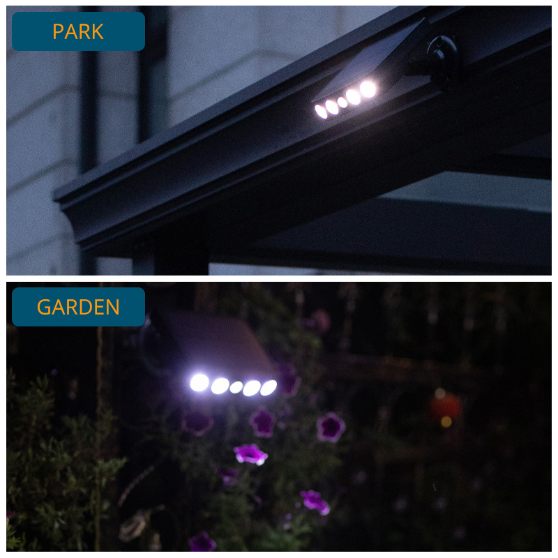 Powerful Solar Light Outdoor Motion Sensor Waterproof Garden LED Solar Lamp Spotlights For Garden Path Street Led Wall Light
