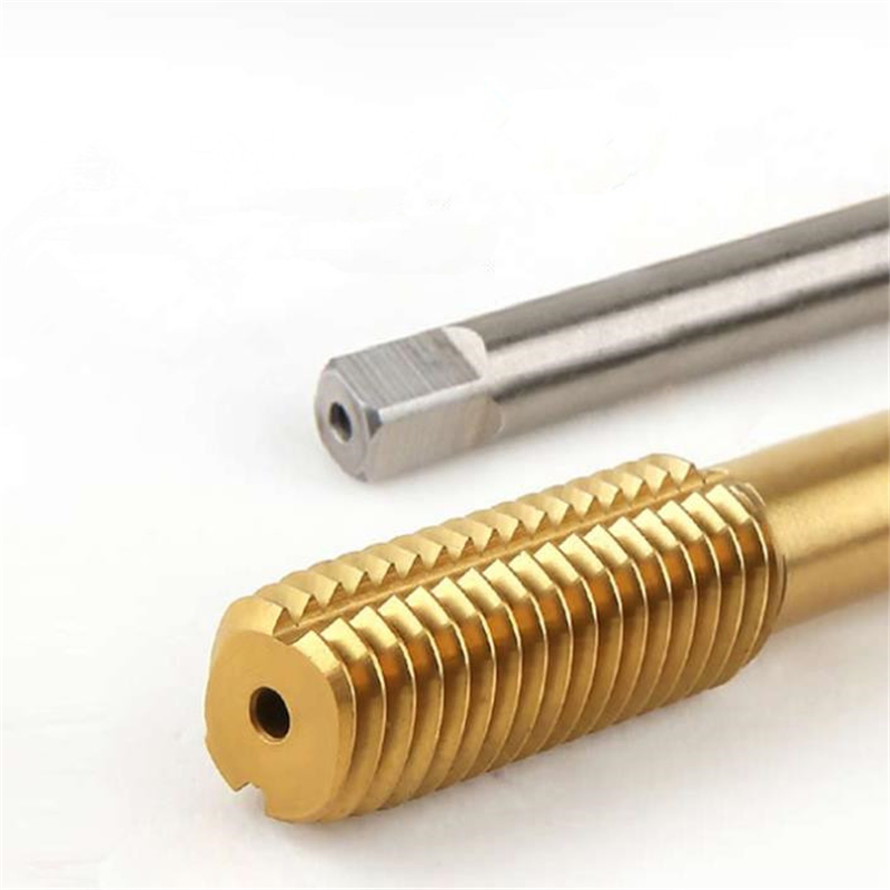 M2-M12 Titanium Coating Extrusion Taps Fluteless Forming Machine Plug Taps Metric Screw Thread Tap Drill Metal Threading Tool
