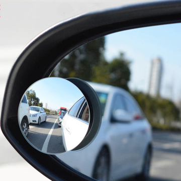 2Pc Car 360 Wide Angle Round Convex Mirror Car Vehicle Side Blindspot Blind Spot Mirror Wide Rear View Mirror Small Round Mirror