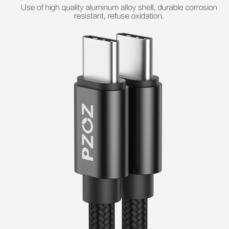 PZOZ usb c to usb-c cable 3A PD Fast charging Type c to Type-c For ipad pro 2018 Samsung S9 Switch Macbook usbc Charger PD cable