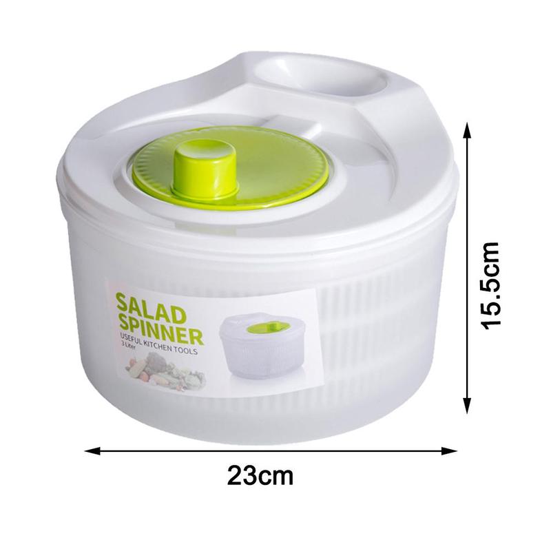 Vegetables Dryer For Kitchen Vegetables Washer Dryer Basket Drain Spinner Crisper Salad Strainer Clean Fruits T6M0