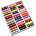 39Pcs Mixed Colors Sewing Thread Roll Machine Hand Embroidery 200Yard Each Spool Waxed Thread for Home Sewing Embroidery Machine