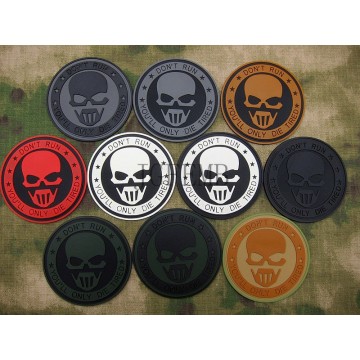 U.S. NAVY Seal Team Don't Run You'll Only Die Tired Tactics 3D PVC patch