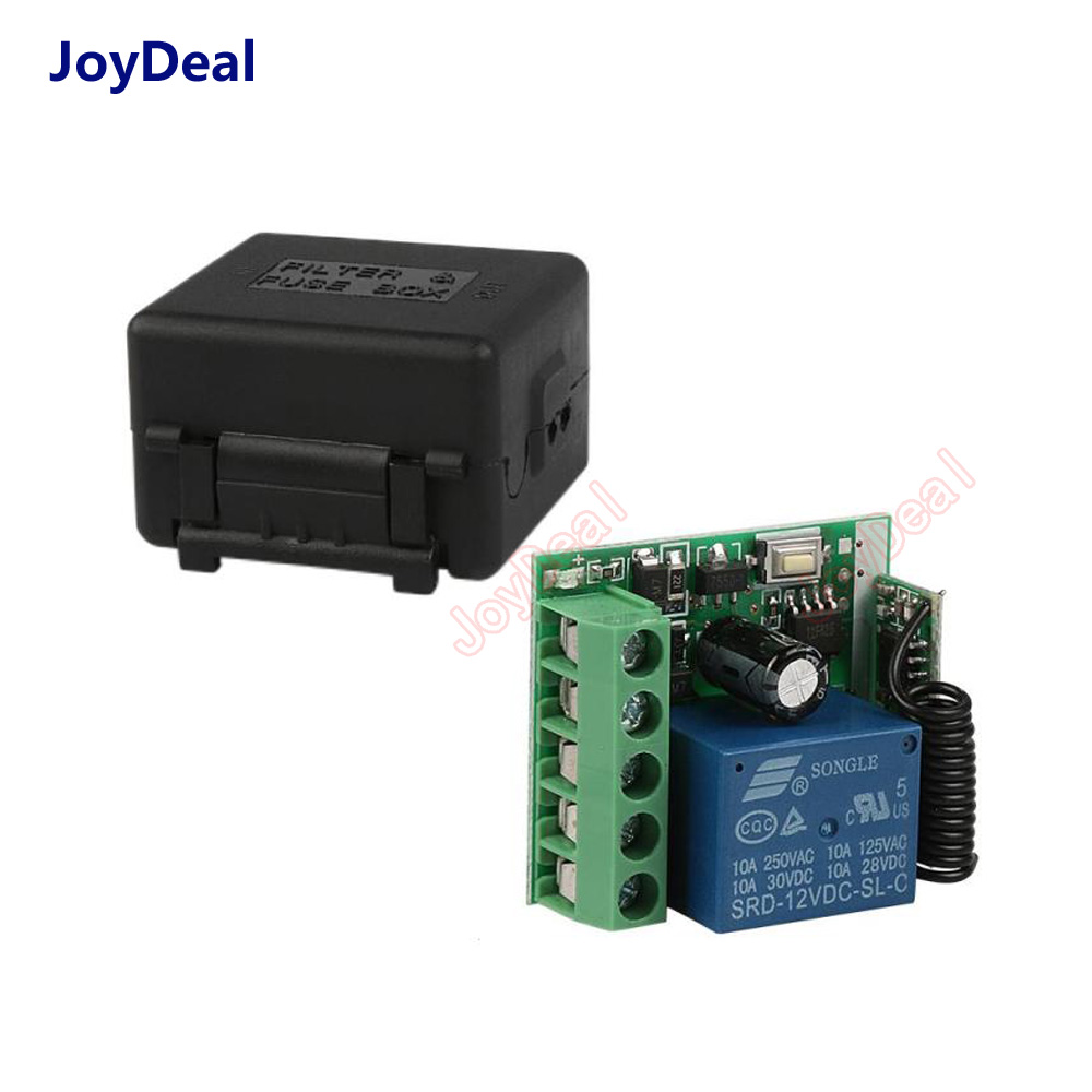 Universal 433Mhz DC12V 1CH Relay Wireless Remote Control Switch 433 MHz RF Receiver Module For Smart Home Switch Transmitter Diy