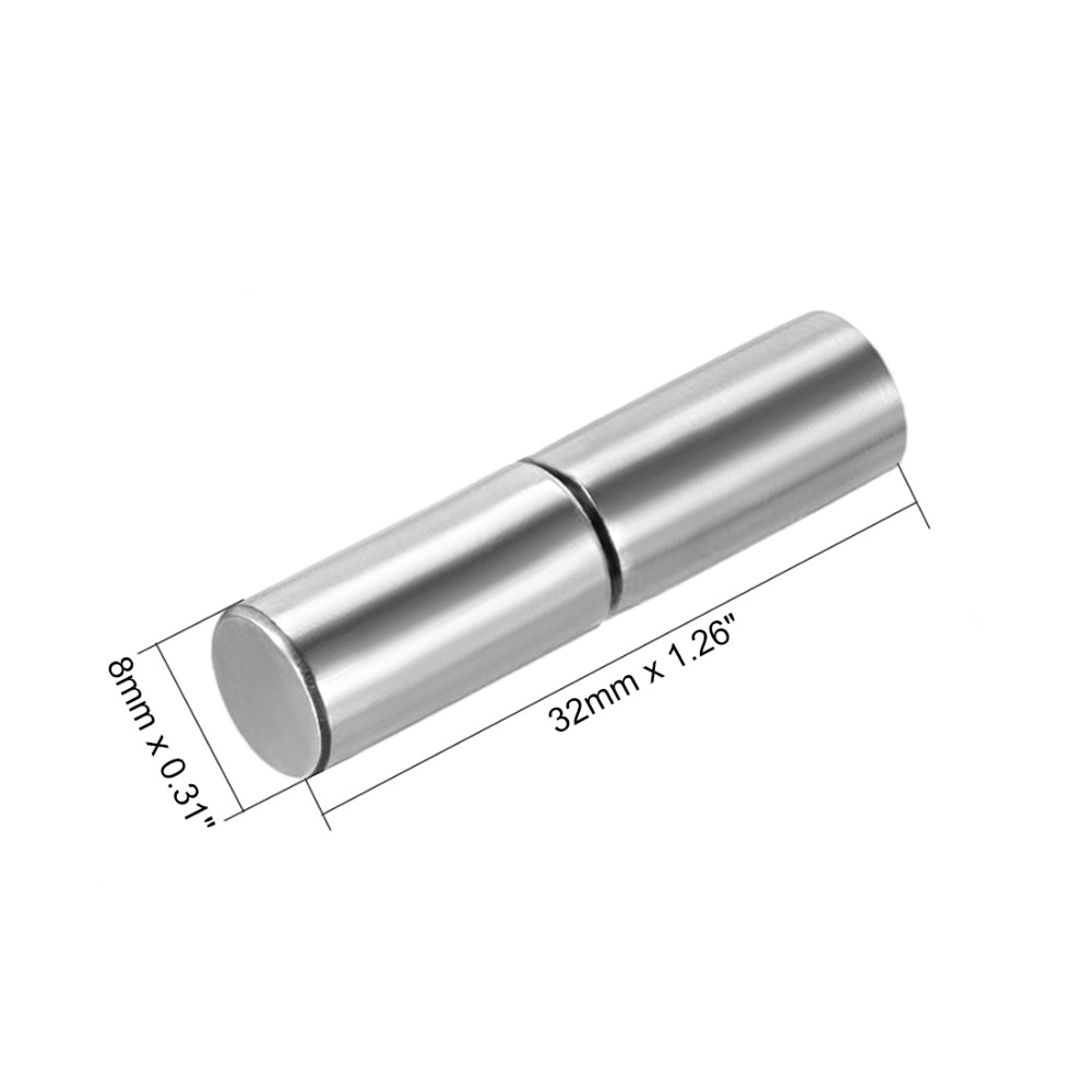 Uxcell 10PC Weld-on Hinge Home Gate Door Window Part Male to Female Steel Hinge Pin Lift-off Hinge 32x8mm 37x9mm 48x10mm 53x16mm