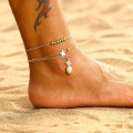 EN Ankle Chain Pineapple Pendant Anklet Beaded 2020 Summer Beach Foot Jewelry Fashion Style Anklets for Women