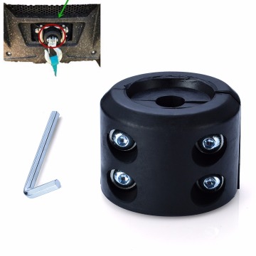 ATV UTV Winch Cable Hook Mount Stop Stopper Rubber Cushion Black Winch Cable Hook Stopper Winch Line Saver Stopper