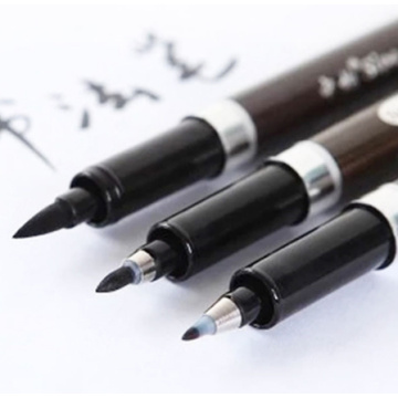 3pcs/Lot chinese calligraphy brush pen for signature Drawing art marker Stationery school supply art set ACS027