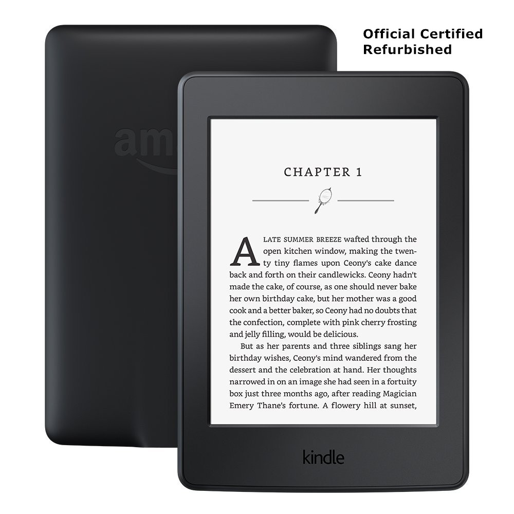 Official Certified Refurbished Kindle Paperwhite 3nd Generation 4GB eBook e-ink Screen With built-in backlight e-Book Reader