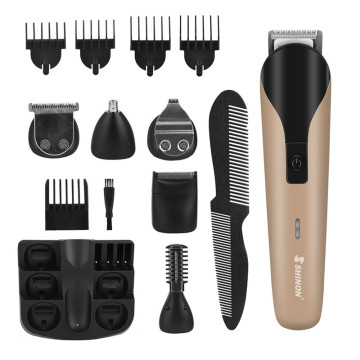 All In One Hair Trimmer Men Professional Clipper Shaver Electric Beard Nose Ear Eyebrow Hair Cutting Machine Rechargeable Razor