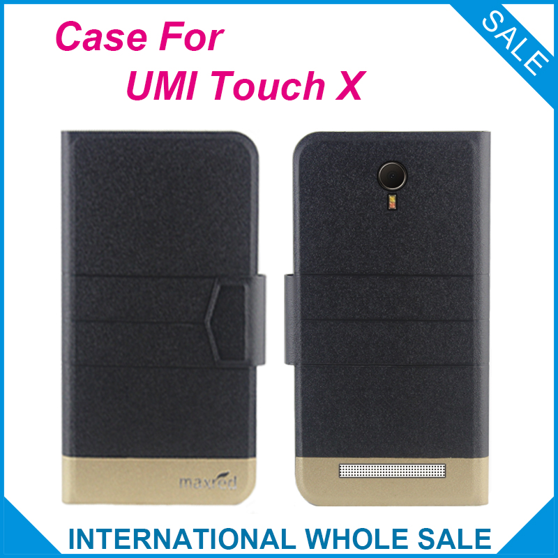 Hot! UMI Touch X Case,5 Colors Fashion Business Magnetic clasp Flip Leather Exclusive Case For UMI Touch X Cover Phone Bag