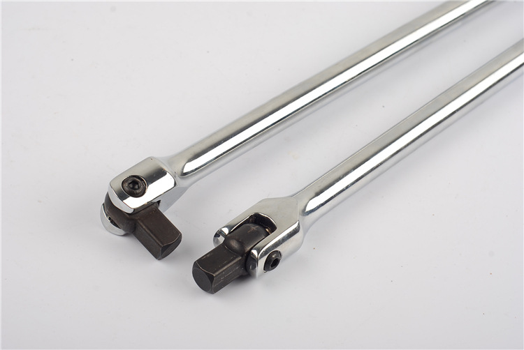1/2 15 Inch 380mm Long Rod Socket Wrench, with Movable End, with Powerful Steering Handle L-shaped Curved Rod Long Rod Socket