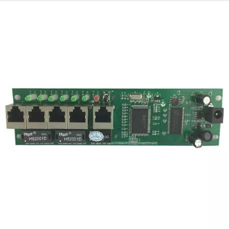 OEM high quality mini cheap price 5 port switch module manufaturer company PCB board 5 ports ethernet network switches module