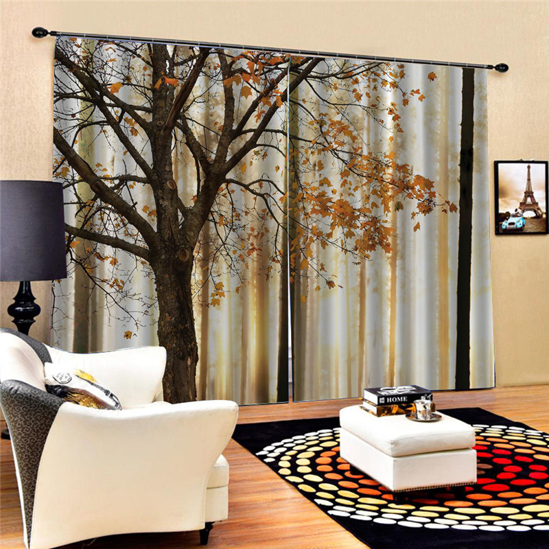 Timber Curtain Waterproof Polyester Wooden Door Digital Print Curtain For Bathroom Decoration 3D Blackout for Living room Oct29