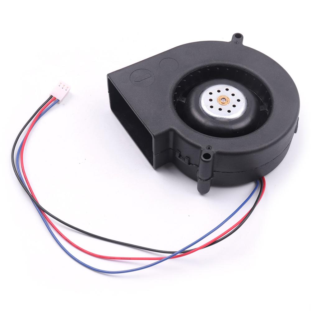 New Black DC 12V 0.5-1A 3 Pin Brushless Turbo Blower Centrifugal Fan BBQ Stove Cooking Cooler Powerful Air Blower Fan 4500RPM