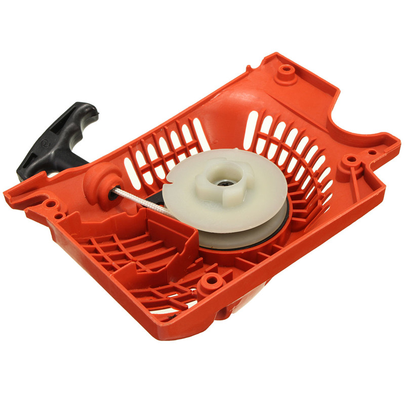 Recoil Pull Starter For Chinese Chainsaw 4500 5200 5800 45 52cc 58cc Raptor Red Lawn Mower Starter