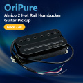 OriPure Alnico 2 Rail Humbucker Pickup Neck Guitar Pole Piece Coil & Hot Rail Blade Pickup Guitar Accessories -Warm Sound