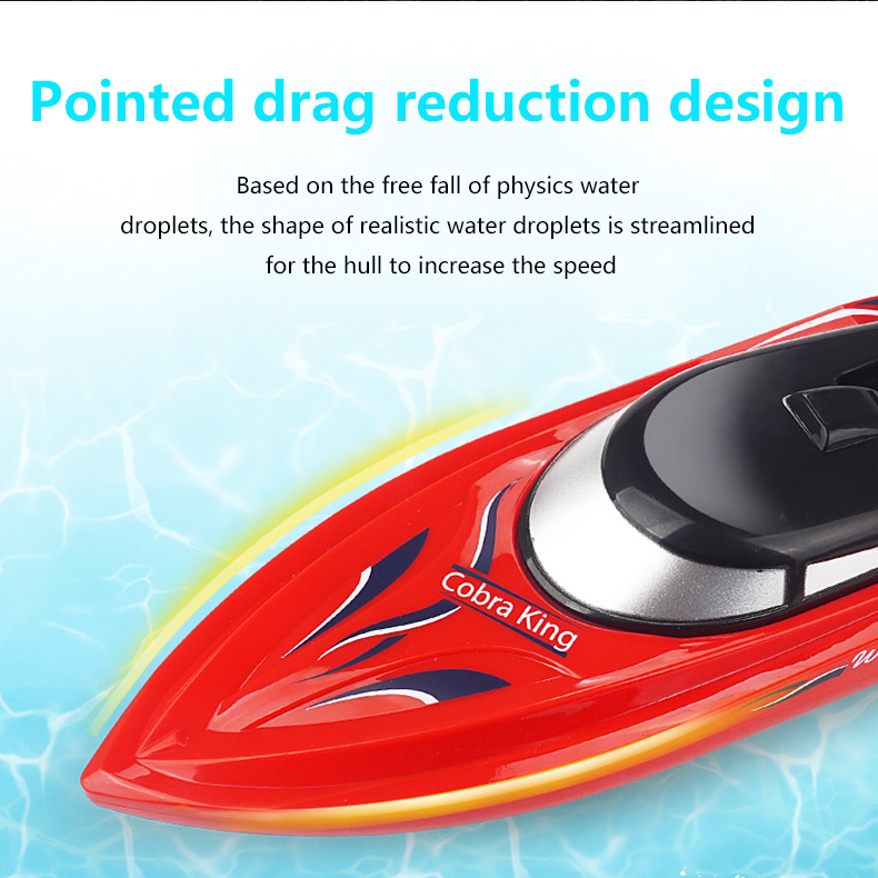 Radio-controlled Twin-motor High Speed Boat Rc Racing Kids Outdoor Racing Boat Smart Remote Control Bait Boat Toy TSLM1