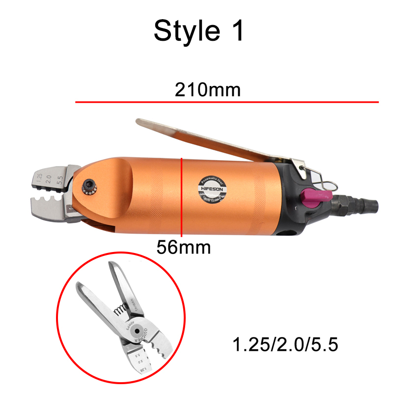 Pneumatic Air Crimping Pliers Nipper Shear Cutter Tools Metal for Wire Connector Terminal Nipper Parts Clamp Body Cut Head