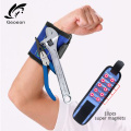 Geoeon Polyester Magnetic Wristband 10pcs Strong Magnets Portable Bag Electrician Tool Bag Screws Drill Holder Repair Tool Belt