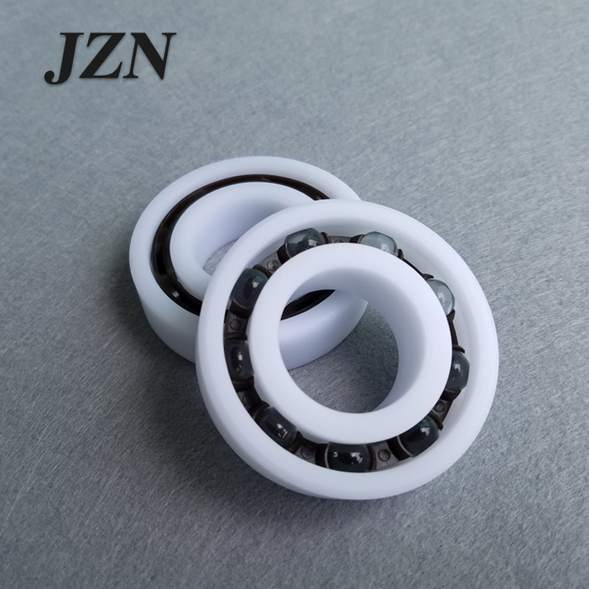 Free shipping (10 pcs/lot) POM Plastic bearings 608 with Glass balls 8x22x7 mm nylon bearing preservative insulatio